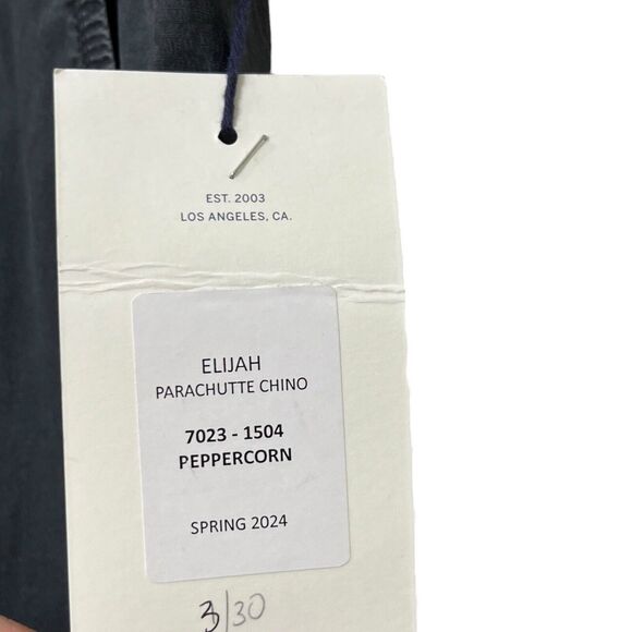 Citizens of Humanity NWT Elijah Chino Pants Men’s Size 32 Washed Peppercorn - Picture 13 of 13